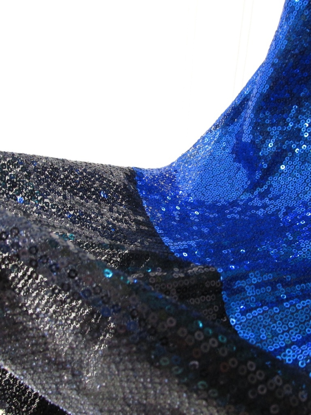 Gabby Skye NWT Lime Aqua Blue Sequined Sleeveless Sheath Dress, Size 8 - Picture 6 of 8